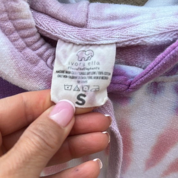Ivory Ella 🔥 Tie Dye Sweatshirt Hoodie Sz S - Picture 3 of 6